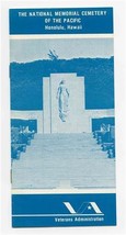 The National Memorial Cemetery of the Pacific Brochure Honolulu Hawaii 1976 - £13.99 GBP