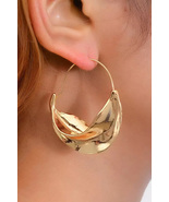 Chunky Square Hoop Earrings - Trending Jewelry - £11.77 GBP