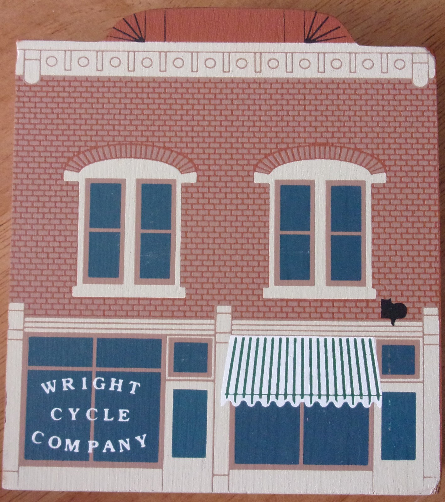 The Cat’s Meow Village 1990 Great Inventors Series Wright Cycle Company - $2.99