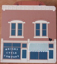 The Cat’s Meow Village 1990 Great Inventors Series Wright Cycle Company - $56.91 MXN
