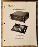 Copy of Instruction Manual for Datavideo SE-900 Digital Video Switcher, ... - $149.20 MXN