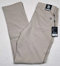 FootJoy FJ Men’s Performance Golf Pants Khaki Flat-Front 30x34 New With ... - $76.32 CAD