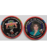 The Seniors Barbara Enright Palace Station Las Vegas $5 Commemorative Chip - $184.68 MXN