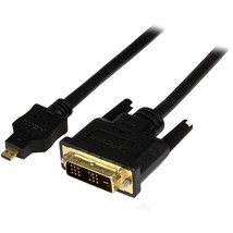 StarTech.com 3ft (1m) Micro HDMI to DVI Cable - Micro HDMI to DVI Adapter Cable  - £24.77 GBP