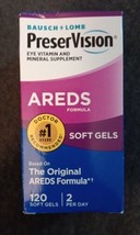 Bausch + Lomb PreserVision Areds Soft Gels 120 Softgels (BN23) - £19.06 GBP