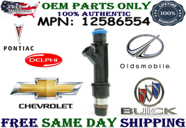 Delphi 1PC Genuine Fuel Injector for 2000-2005 Buick Oldsmobile Chevy Pontiac V6 - £29.57 GBP