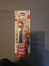 PEZ Super Mario Dispenser &amp; Candy Nintendo Orange Strawberry Cherry (B11) - $11.30