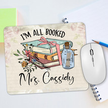 Librarian Office Decor, Library Teacher Gift, Personalized Mouse Pad, Library De - £11.16 GBP