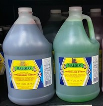 Malolo Lemon Lime And Strawberry Syrup Pack One Of Each (1 Gallon Each) - $117.81