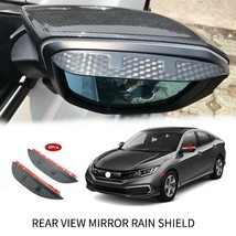 For   Sedan FB FC 2012-2021 Inflexible Acrylic Car Rear view Mirror Eyebrow Rain - £51.46 GBP