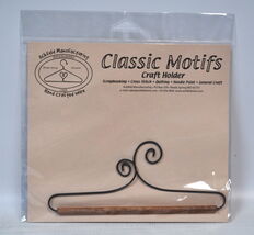 Classic Motifs 6 Inch Double Scroll Holder With Dowel - $12.95