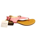 Liz Claiborne LC Tessa Flip Flop Sandal Womens Size 9.5M Pink Brown Memo... - $32.40
