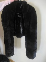 NWT Giorgio ARMANI  Rabbit Fur Coat Cape Shawl retail- 5,950$  42 US 4-6 authen! - £1,192.52 GBP