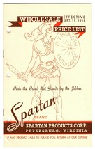 ORIGINAL Vintage 1938 Spartan Products Corp Catalog Medicine / Extracts - £23.34 GBP