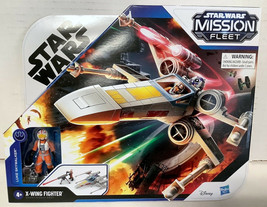 New Hasbro Star Wars Mission Fleet Stellar Class Luke Skywalker X-WING Fighter - £47.78 GBP