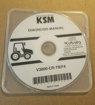 Genuine Kubota Service Manual V3800-CR-TIEF4 ENGINE Diagnostic 9Y130 - £77.20 GBP