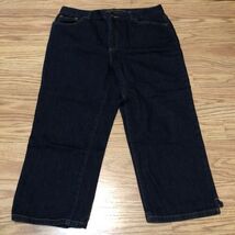 LRL Lauren Jeans Co. Ralph Lauren Capri Jeans Size 10 Cropped Stretch Denim - $329.37 MXN