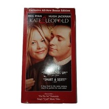 Kate &amp; Leopold VHS Movie Comedy Romance Meg Ryan Hugh Jackman PG-13 #2 - £2.25 GBP