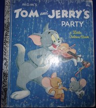 Vintage A Little Golden Book MGM’s Tom And Jerry’s Party 1955 - £3.98 GBP