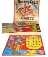 1953 Phillips TREASURE CHEST OF 15 GAMES Complete Board Game - £23.52 GBP