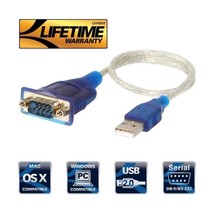 Sabrent USB 2.0 to Serial (9-Pin) DB-9 RS-232 Converter Cable, Prolific ... - $20.00
