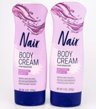 Nair Body Cream Hair Remover Softening Baby Oil 9 Oz Each Lot Of 2 - £17.42 GBP