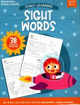 Early Learning - Sight Words Educational Workbook - Reproducible - Grades K-1 v2 - £5.58 GBP