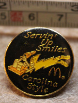 McDonalds Carolina Style Servin Up Smiles Fries Collectible Pinback Pin ... - £11.48 GBP