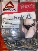 Reebok ~ Womens Thong Underwear Panties Nylon Blend 4-Pair ~ XL - £17.29 GBP