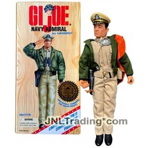Year 1996 Gi Joe World War Ii Classic 12&quot; Soldier Figure Caucasian Navy Admiral - £78.55 GBP