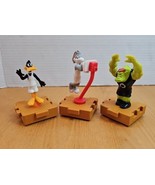 3 Vintage 1996 McDonalds Happy Meal Toys Space Jam Looney Tunes Lot Bugs... - $11.87