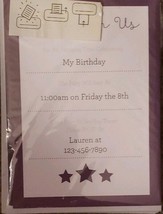 Recollections Craft It ~ 10 Flat Cards ~ Printable Invitations w/Envelopes  - $20.00