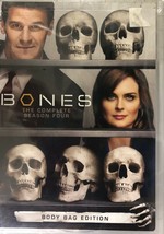 Bones: Season Four (4) DVD, Widescreen Body Bag, 6 Discs, TV Shows New Sealed, - £11.21 GBP
