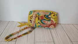 Vera Bradley All In One Wristlet W/ Id Provencal Yellow Floral - £8.62 GBP