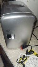 Uber Chill Personal Mini Cooler &amp; Heater Silver Gray Open Box Unused - $29.99