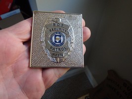 sos security patrol badge police   security  bx 6 - $570.90 MXN