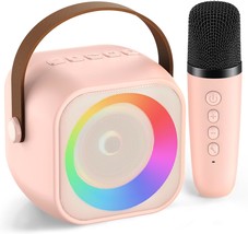 Karaoke Machine for Kids Adults Portable Bluetooth Speaker with Wireless... - $53.59