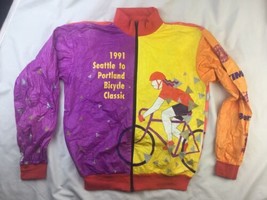 Vintage 1991 Seattle to Portland DuPont Tyvek Purple Jacket Size M Mens - £30.95 GBP