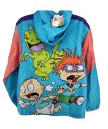 Nickelodeon Rugrats Windbreaker Pullover Colorblock Jacket Size L - £39.52 GBP