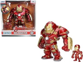 Hulkbuster 6.5&quot; and Iron Man 2.5&quot; Diecast Figurines Set of 2 pieces &quot;Avengers&quot; - £43.46 GBP