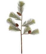 Save Dollar Stores Pine Spray with Pinecones, Green, 32 Inches for Chris... - $30.35