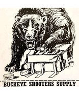 1968 Buckeye Shooters Supply Products Grizzly Bear Advertisement Hunting... - $19.99