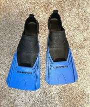 Pacifica US Divers #4243 SCUBA FINS w/ WATER SHOES - Size 8.5-9.5 / 42-43 - $12.62