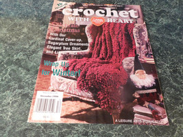 Crochet with Red Hearts Yarns Magazine December 1999 Itty Bitty Tree Skirt - £0.78 GBP
