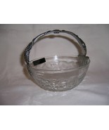 ELEGANT  GERMAN REFINED PEWTER HANDLE ON LOVELY CRYTAL BOWL GRAPE DESIGN - £41.13 GBP