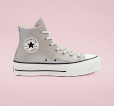 Converse Chuck Taylor AS Metallic Platform Hi Shoes, 569238C Multi Sizes Silver/ - £79.89 GBP