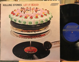 Rolling Stones Let It Bleed Vinyl LP London NPS-4 Gimme Shelter 1st Press Poster - £32.06 GBP