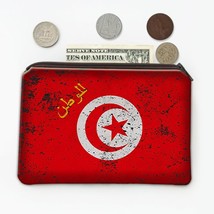 Tunisia : Gift Coin Purse Flag Retro Artistic Tunisian Expat Country - £7.96 GBP