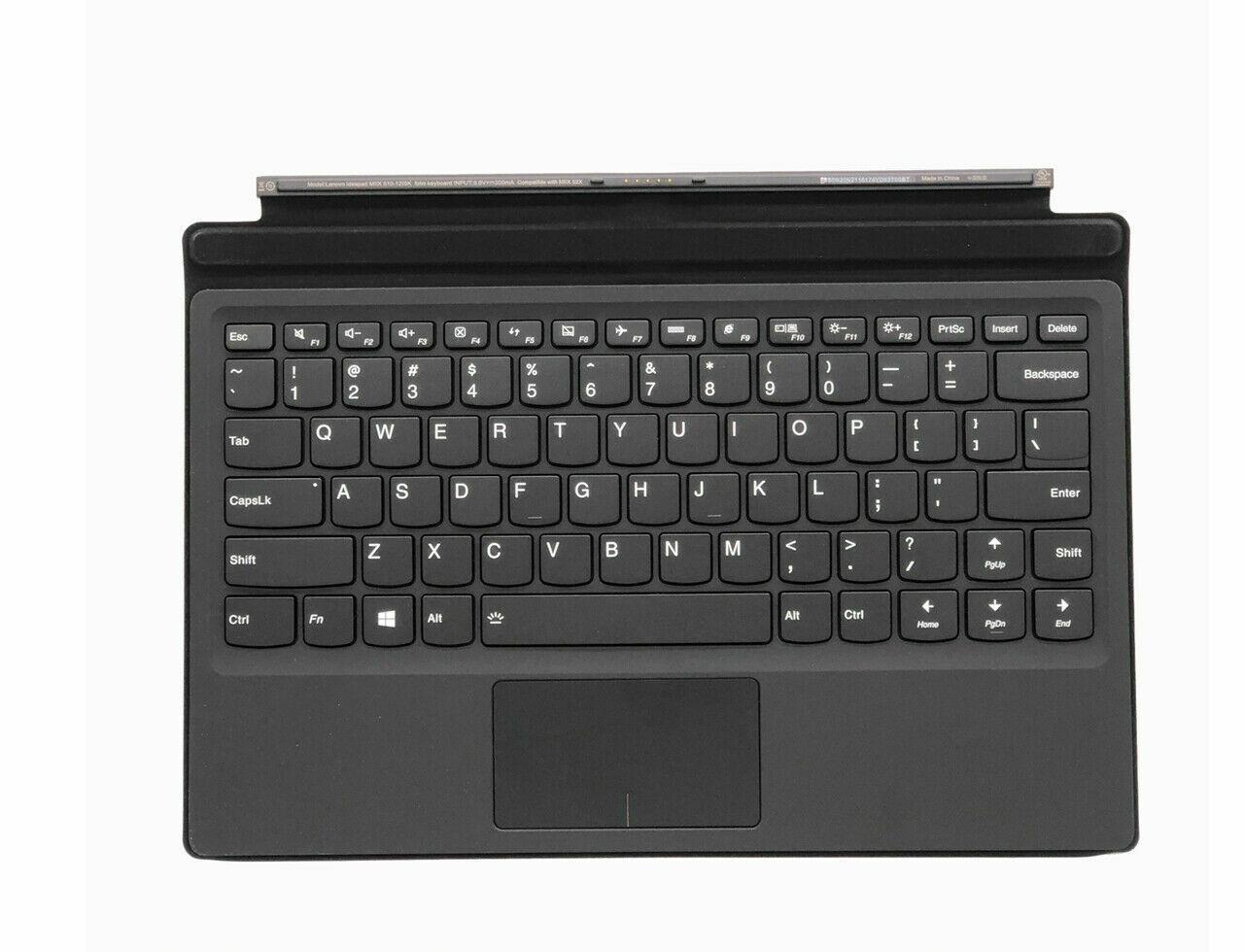 Primary image for New Genuine Lenovo ideapad Miix 520-12ikb TabletDock keyboard US Backlit 03X7548