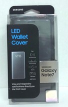 Samsung Led Wallet Cover Case For Samsung Galaxy Note 7 Black EF-NN930PBEGUS - £6.16 GBP